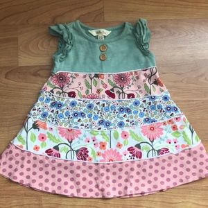 Matilda Jane floral Dress with Buttons